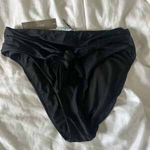 Nwt J Crew Black Bikini Bottom